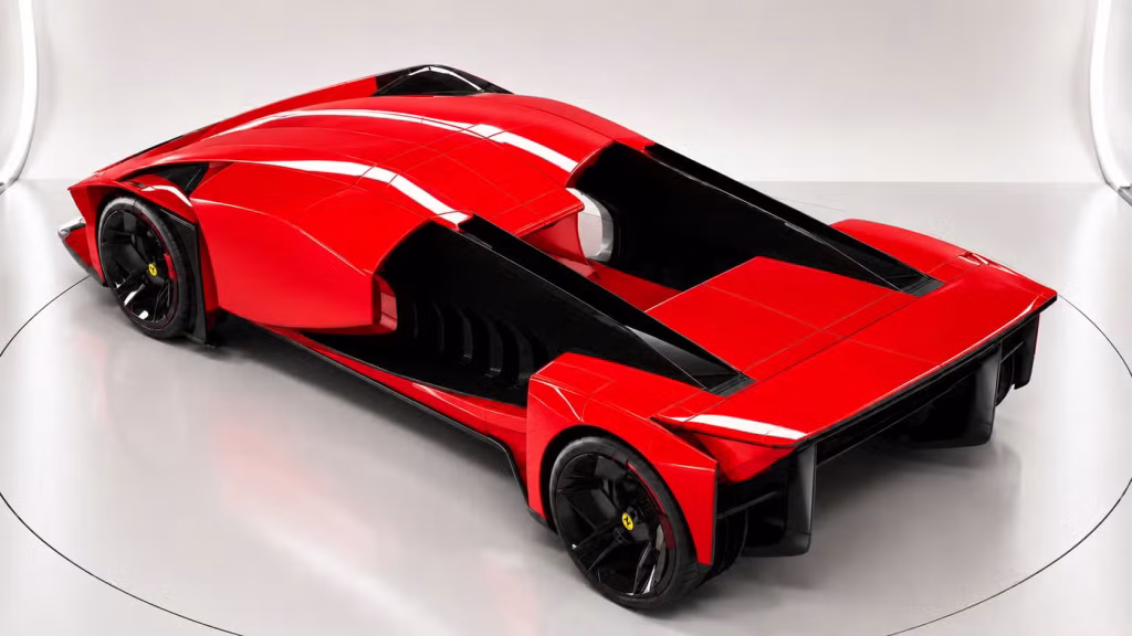 Aerodinamica attiva Ferrari rendering hypercar